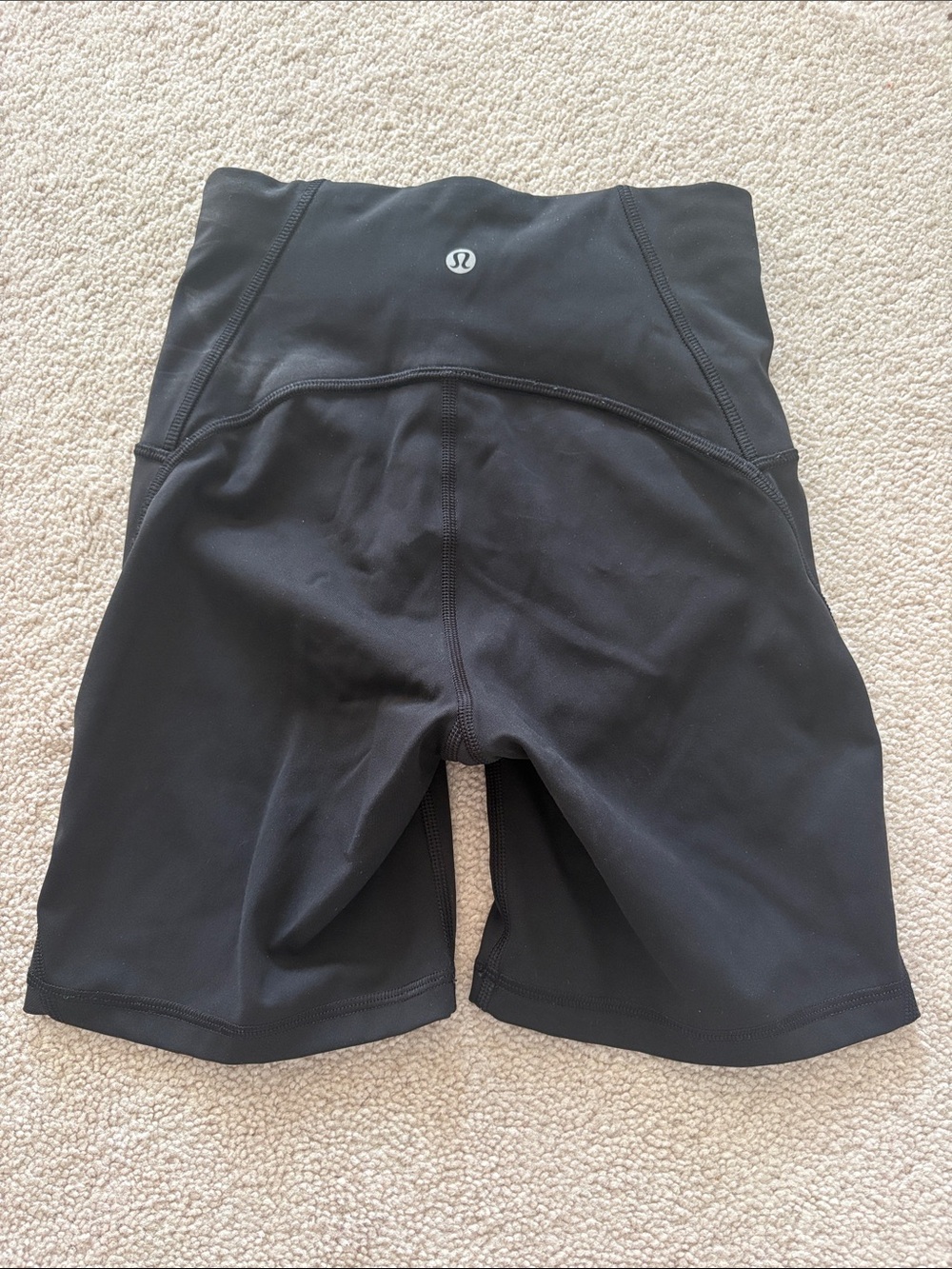 lululemon athletica Black High-Waist Bike Shorts